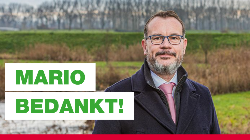 Mario bedankt groot