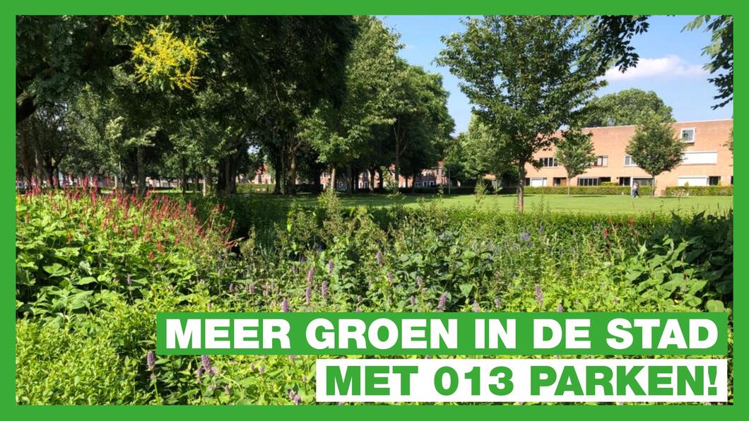 Meer groen in de stad met 013 parken!