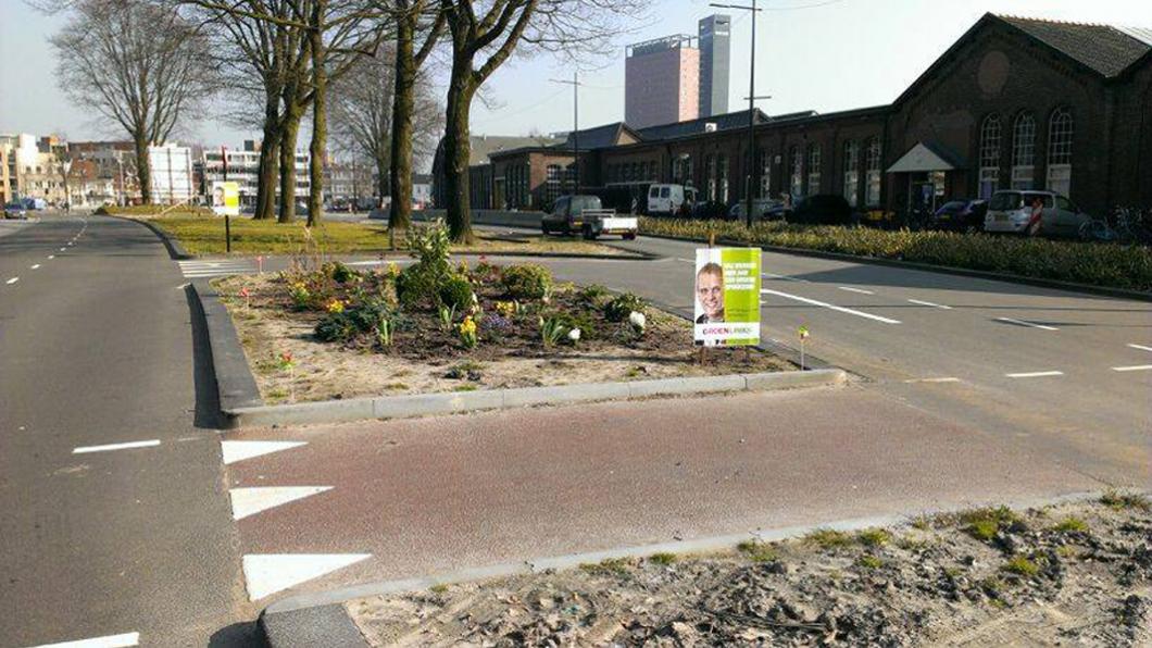 Guerilla gardening in de spoorzone