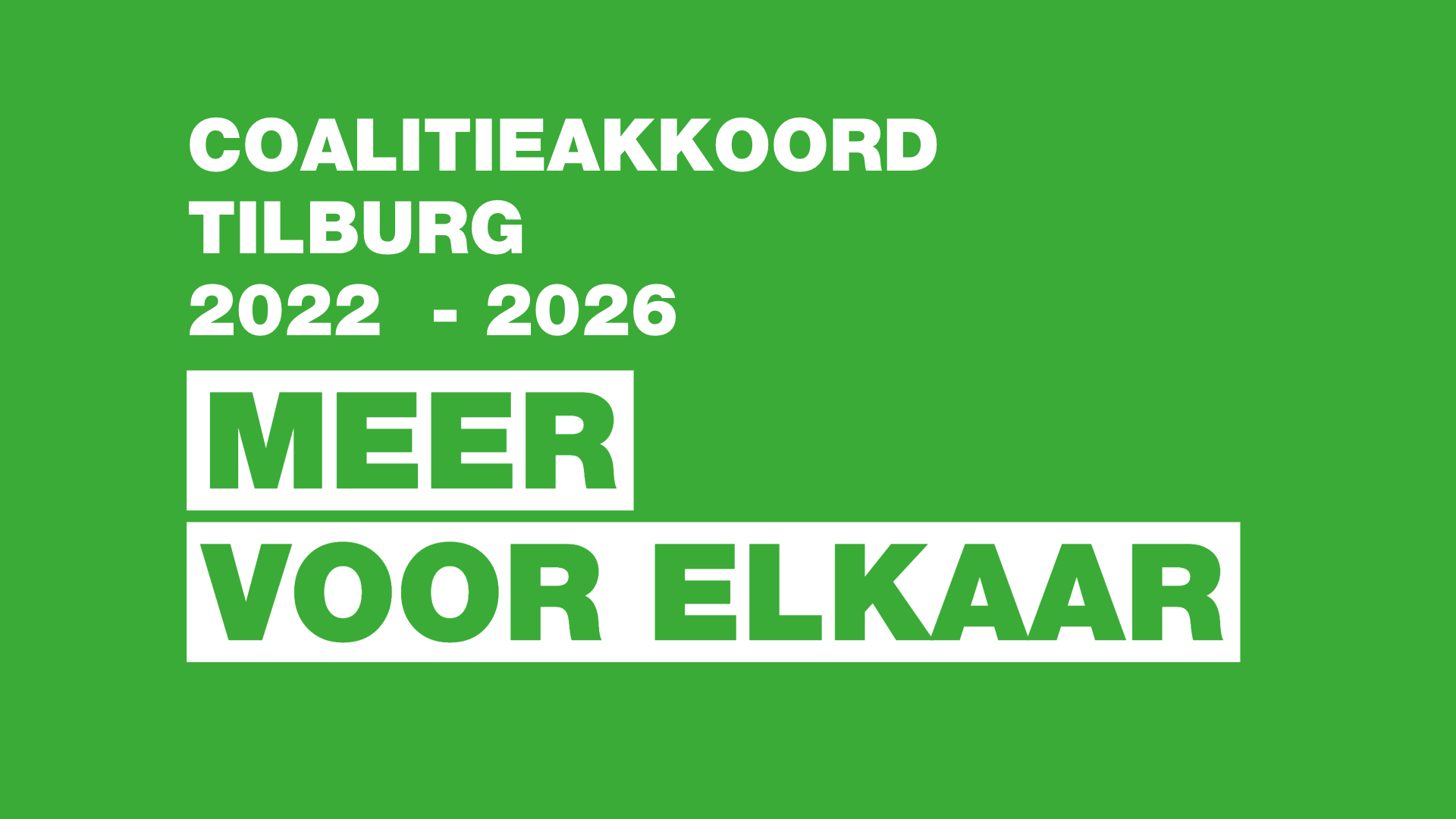 meer voor elkaar