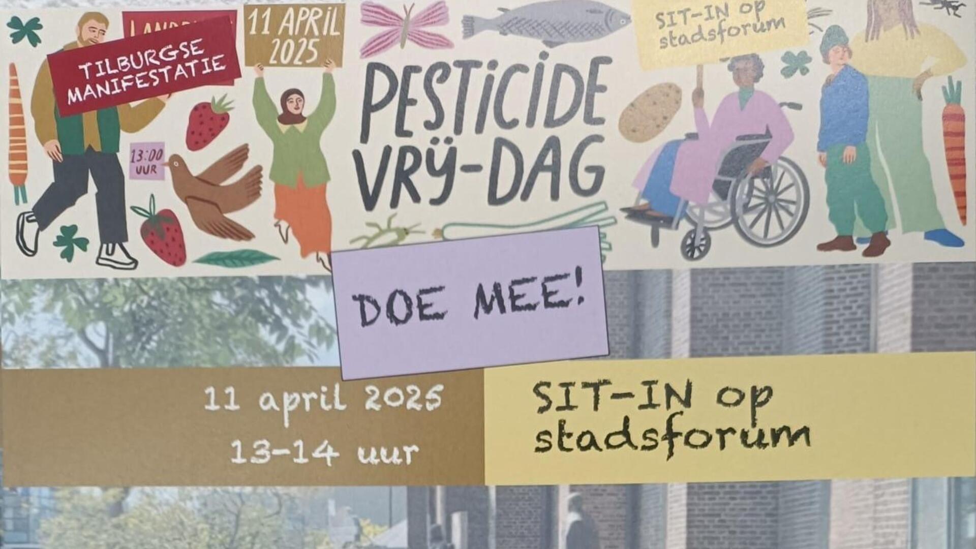 Sit-in PesticideVrij-dag